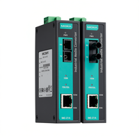 Adaptateur Fibre Optique Moxa IMC-21A-S-SC-T Convertisseur Ethernet Fibre Optique Convertisseur Média Industriel 100M Monomode Duplex Connecteur SC