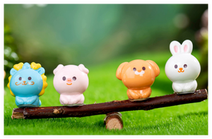 ของขวัญเล็กๆน้อยๆ น่ารักๆ ลายการ์ตูนตรุษจีน ตุ๊กตา 3 มิติ รูปงู กระต่าย วัว ลิง เสือ ของตกแต่งรูปสัตว์ประจำปีนักษัตร ทำจากเรซิ่น ของเล่นเด็ก งานฝีมือ ของประดับตกแต่ง - Product Image 5