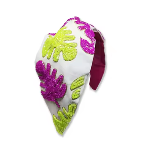 Accesorio para el cabello de diseñador con cuentas de semillas multicolores Diadema elegante y decorativa hecha a mano para niñas y mujeres Calidad Premium - Product Image 1