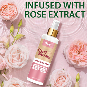 Spray capillaire biologique personnalisé en gros pour <span class=keywords><strong>cheveux</strong></span> bouclés, fixation forte, anti-frisottis, ingrédients à la rose, qualité salon - Product Image 2