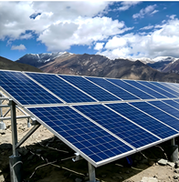 Système de montage au sol pour panneaux solaires en acier galvanisé à chaud, support de fixation pour panneaux solaires agricoles, installation facile