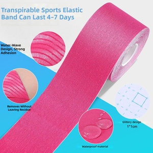 Bande <span class=keywords><strong>de</strong></span> kinésiologie imperméable 5cmx5m, respirante, pour le soutien des muscles et des articulations sportives, sans latex - Product Image 3