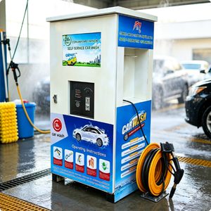 Station de lavage auto en libre-service, fonctionnant à pièces/cartes, faible consommation d'eau et écoénergétique pour les commerces de proximité - Product Image 3