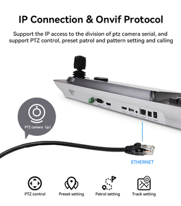 Anywii ระบบกล้องวงจรปิดเหตุการณ์ถ่ายทอดสดทางไกลทางไกลกล้อง IP POE PTZ ควบคุมจอยสติ๊ก - Product Image 4
