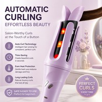 Fer à boucler automatique infrarouge professionnel Torlin, Rizador De Cabello PTC 220V 38W, boucleur de cheveux automatique multifonctionnel en céramique