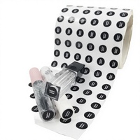 Prix d'usine, vente en gros, autocollant adhésif imperméable en PP personnalisé en rouleau pour étiquettes d'emballage cosmétique