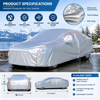 Housse de protection automobile universelle imperméable, résistante, respirante, anti-neige et anti-soleil