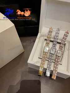 นาฬิกาควอตซ์สแตนเลสสตีลหรูหราสำหรับผู้ชาย สายหนัง ดีไซน์ตูร์บิญอง กันน้ำ ประดับเพชรและคริสตัล - Product Image 2