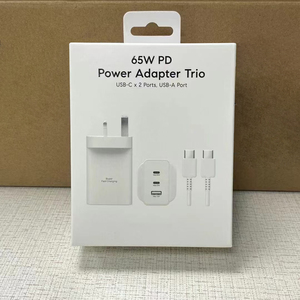 ที่ชาร์จโทรศัพท์ USB C อะแดปเตอร์3พอร์ต T6530ชนิด C ตัวชาร์จเร็วสุดๆ65W อะแดปเตอร์แปลงไฟ PD สำหรับ <span class=keywords><strong>Samsung</strong></span> S24 S23 S20 - Product Image 3