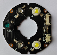 Carte LED IR personnalisée 850nm/940nm pour caméra de vision nocturne CCTV, sans scintillement, CRI élevé, certifiée CE et RoHS