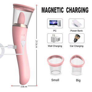 Vibrador de Lengua Mágica Edya para Mujeres, con Alimentación USB, Color Rosa, Juguete Sexual para Adultos, Tamaño 215mm, Control de Interruptor - Product Image 5
