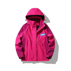 Veste d'extérieur imperméable à coque rigide, coupe-vent, vêtements de pêche tactiques, respirante, grande taille, à capuche, fabrication OEM, faible MOQ - Product Image 1