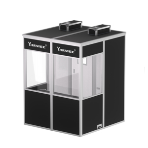 Pour YARMEE YP45 Flight Case Système d'interprétation <span class=keywords><strong>simultanée</strong></span> avec <span class=keywords><strong>cabine</strong></span> <span class=keywords><strong>de</strong></span> <span class=keywords><strong>traduction</strong></span> pour 2 interprètes pour conférences - Product Image 3
