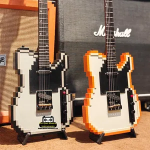 <span class=keywords><strong>Guitare</strong></span> électrique Mojolnir Pixel 8 bits STAGE-T Zero P0 Corps en acajou Touche en ébène 6 cordes - Product Image 1