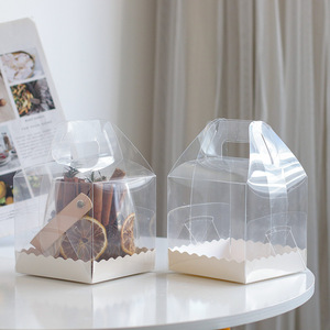 Caja para Pastel con Asa, Sin Pegamento, para Pastel Pequeño de 4 Pulgadas, en Oferta - Product Image 3