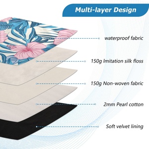 Hawaii Flowers Printing Water Resistant <b>Laptop</b> Cover Fashion Custom Logo Soft Polyester <b>Laptop</b> <b>Sleeve</b> - Product Image 4
