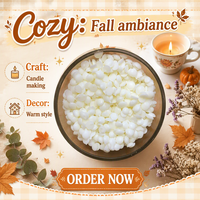 Cire de soja pure à 100 %, matière première pour la fabrication de bougies votives parfumées, parfum personnalisé, décoration intérieure, vente en gros en vrac, 25 kg