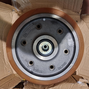 Roda de Carga BT com Pneu Sólido PU para Empilhadeira Reach Truck RRE200, Peça de Reposição Nº 241860, 7610264 - Tamanho 350x106-73-40, 6 Furos - Product Image 3