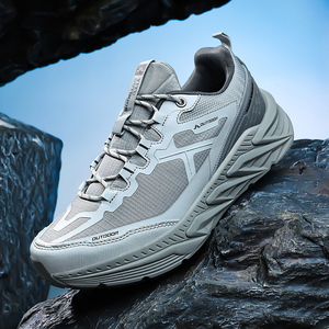 Zapatos <span class=keywords><strong>de</strong></span> Senderismo Todoterreno para <span class=keywords><strong>Hombre</strong></span>, Zapatos Transpirables para Correr por Senderos, Zapatos <span class=keywords><strong>de</strong></span> <span class=keywords><strong>Trekking</strong></span> Ligeros Antideslizantes, Adecuados para Deportes al Aire Libre - Product Image 2