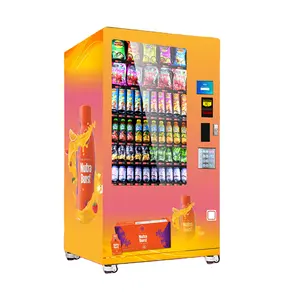 2023年アメリカ製ホットエコフレンドリー自動販売機、スナックと牛乳のコンビ自動販売機ATM - Product Image 1