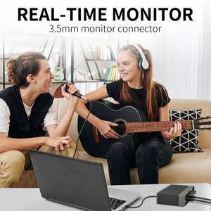 Interface audio USB XTUGA E22, prix de gros, <span class=keywords><strong>carte</strong></span> <span class=keywords><strong>son</strong></span> 2 entrées/2 sorties pour studio d'enregistrement et diffusion en direct - Product Image 5