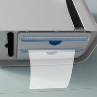Distributeur de papier toilette mural sans perçage, étanche, support de rangement moderne multifonctionnel pour boîte à mouchoirs