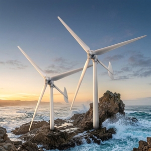 Éolienne horizontale 100 kW à démarrage à basse vitesse pour extérieur, 19 m, Dingyue, 380 V, diamètre du rotor 30 m, hauteur 220 V/380 V/400 V, 3 pales en PRV - Product Image 4