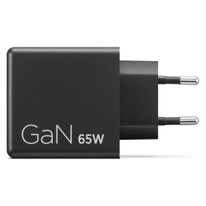 Caricabatterie USB <b>Type</b>-<b>C</b> 65W GaN Dual Black G0A6065BEU - Product Image 4