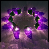 OFFRE SPÉCIALE Noël Raisin Fruits Guirlande Lumineuse solaire Lampe EXTÉRIEURE LED Solaire jardin lumière solaire a mené la lumière de ficelle