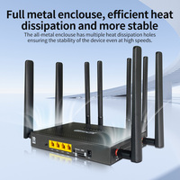 CPE Dual-SIM 4G/5G con Encriptación OpenWrt para Empresas, Router WiFi 6 5G con Frecuencias de 2.4GHz y 5GHz, Ranura para Tarjeta SIM, OEM/ODM