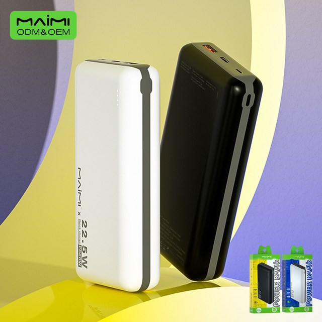 Maimi 20000mAh Fast Charging Power Bank 20W PD Type-C 22.5W Quick Charge External Battery Pack for Smartphones & Tablets