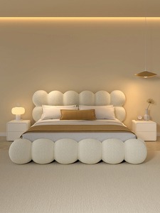 Letto Bubble Cloud Personalizzabile in Velluto Teddy per Camera da Letto - Product Image 2
