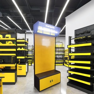 Tùy chỉnh thương mại hiển thị cửa hàng phần cứng công cụ điện thoại Phụ kiện xe hơi siêu thị thiết bị kim loại <span class=keywords><strong>Pegboard</strong></span> hiển thị giá đứng - Product Image 1