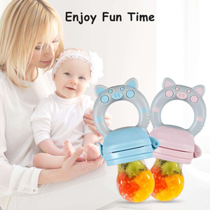 Venta al por mayor de chupete de fruta de grado alimenticio para niños, chupete de comida de fruta fresca para bebés, chupete de <span class=keywords><strong>silicona</strong></span> sin Bpa para comida de bebé - Product Image 2