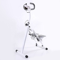 Steppeur d'escalade vertical robuste en métal, pliable et compact, appareil d'entraînement aérobie pour l'exercice du corps entier