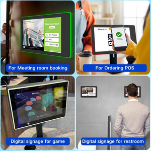 10.1 inç POE Android Tablet LED ışık Bar RK3568 2 + 16Gb iş kullanımı NFC toplantı odası dokunmatik ekran ön kamera NFC - Product Image 5