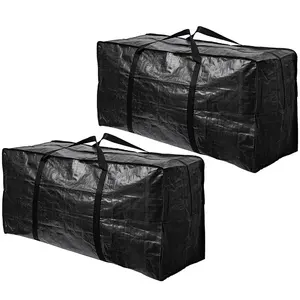 Bolsa de almacenamiento de ropa de alta resistencia, sencillo y duradero, Extra grande, tejido de Pp, bolsa móvil para mover con cremallera, Amazon 2023