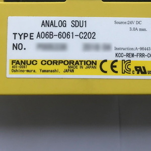 A06B-6061-C202 Unidad de Interfaz de Detector Analógico SDU1 - Product Image 2