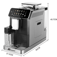 Machine à café automatique programmable à écran tactile Anbolife 20Bar avec nettoyage automatique à un bouton, fabricant