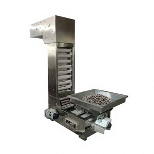 Convoyeur continu en Z en acier inoxydable 380V/220V de qualité alimentaire pour snacks/noix/aliments pour animaux de compagnie/grains de café - Product Image 1