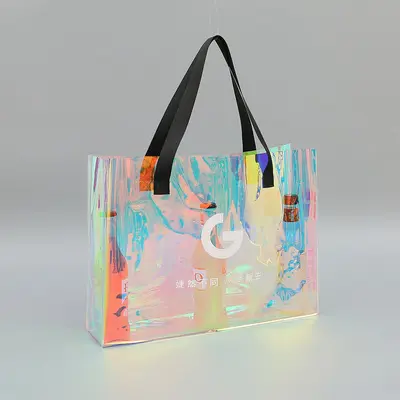 SAIYII TOP Seller 3 PCS Portable PVC Waterproof Cosmetic Bags Custom Logo Clear Travel Makeup Bag for Toiletries