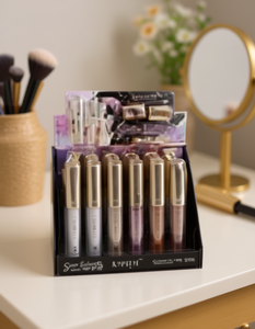 Máscara de pestañas líquida Saniye M1075 con fórmula de fibra para realzar el volumen y la longitud de las pestañas, maquillaje de ojos - Product Image 2