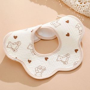 100% Cotton Soft and Waterproof Baby <b>Bibs</b> with Snap Button Closure <b>Christmas</b> Gift for Kids OEM Service Available - Product Image 6
