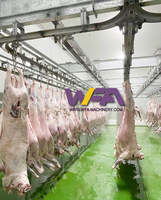 Ligne d'abattage automatique halal de conception d'abattoir Machines d'abattoir musulman pour chèvres