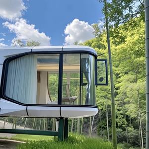 Hôtel-capsule mobile moderne pour le tourisme, expériences <span class=keywords><strong>de</strong></span> camping haut <span class=keywords><strong>de</strong></span> gamme, séjours d'hébergement uniques et villages <span class=keywords><strong>de</strong></span> vacances - Product Image 3