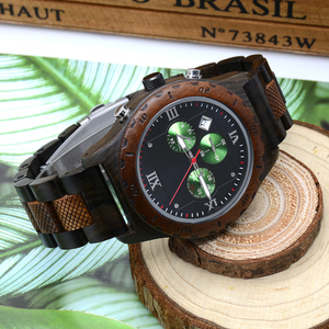 Relojes de Pulsera de Madera para Hombre, Productos en Oferta, Movimiento de Cuarzo Miyota, Cronógrafo, Movimiento Mecánico de Madera Hecho a Mano - Product Image 5