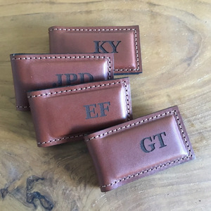 Cartera Magnética de Cuero, Tarjetero para Hombre, Mini Cartera para Dólares Estadounidenses, Porta Billetes, Logotipo Personalizado Disponible - Product Image 2