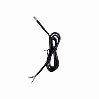 Probe Suhu Tahan Air Baja Tahan Karat SHT20 SHT30 SHT40 SHTC3 Modul Sensor Suhu 1M/2M/3M