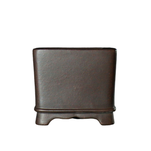 Pot à bonsaï carré Zisha en argile Qinghui minérale originale, petit pot à calamus fabriqué par Sun Wei Mi Tao Xiang - Product Image 5