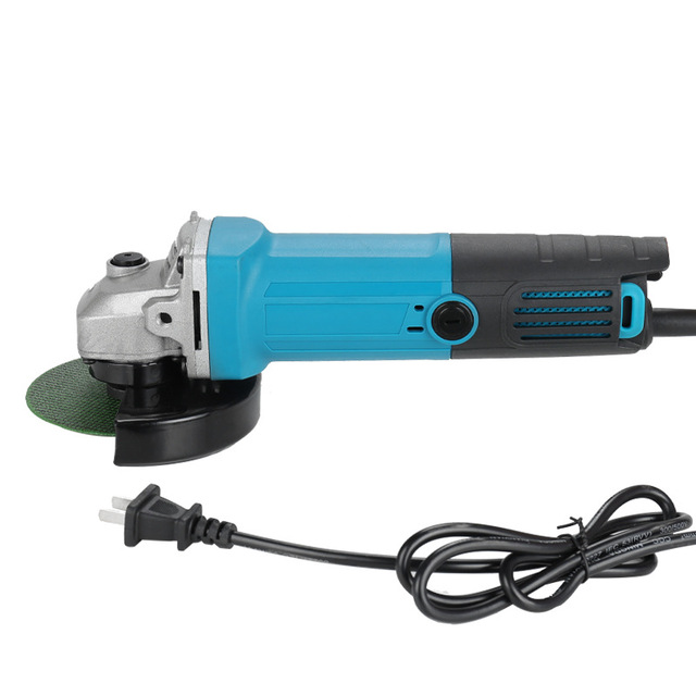 High Power Electric Angle Grinder Industrial Grade Cutting Polisher Tool Electric Angle Grinder with Safety Switch Power Tool